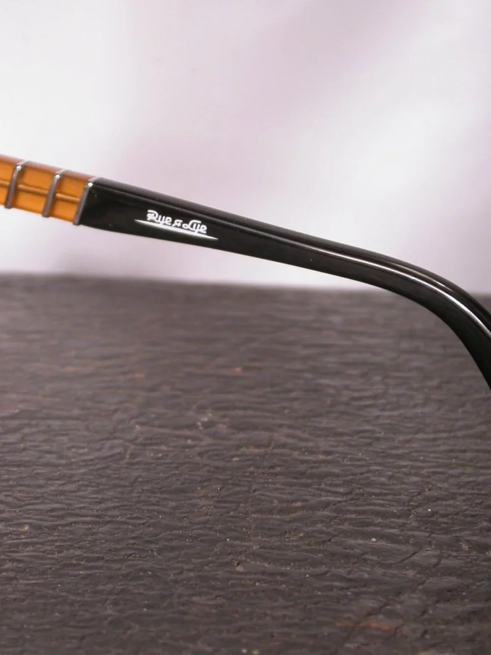 Rye & Lye Modern Black and Chrome Frames Eyeglasses Made in Italy